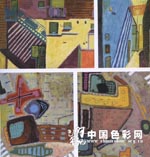 中国美术学院造型基础部学生作品展 创意色彩设计作品 