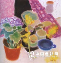 中国美术学院造型基础部学生作品展 花卉色彩设计作品