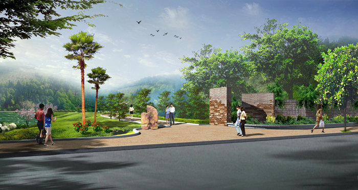 龙湖开发区景观设计